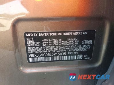 Zdjęcie 13 z 13 samochodu: 2020 BMW X1 XDRIVE28I VIN:WBXJG9C06L5P15035 - miniatura