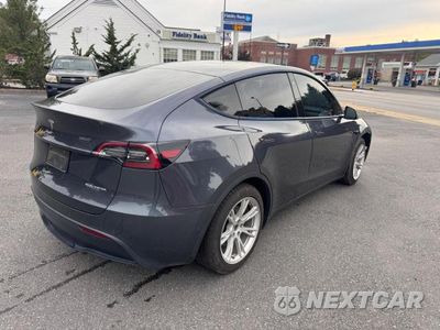 Czwarte zdjęcie samochodu z boku: 2021 TESLA MODEL Y VIN:5YJYGDEE2MF200511 - miniatura