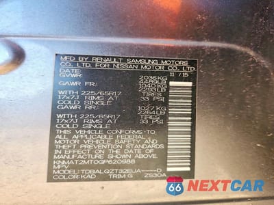 Zdjęcie 14 z 14 samochodu: 2016 NISSAN ROGUE SV VIN:KNMAT2MT0GP620988 - miniatura