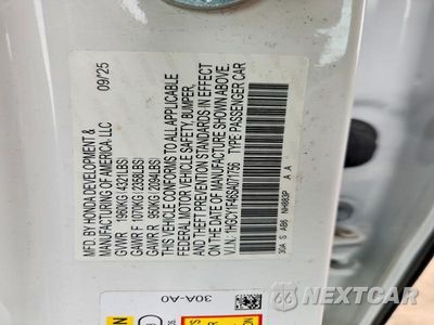 Zdjęcie 12 z 12 samochodu: 2025 HONDA ACCORD SE VIN:1HGCY1F46SA071756 - miniatura