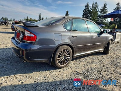 Trzecie zdjęcie samochodu z tyłu: 2008 SUBARU LEGACY 2.5 GT SPEC B VIN:4S3BL696183202723 - miniatura