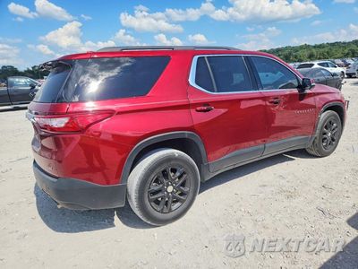 Trzecie zdjęcie samochodu z tyłu: 2021 CHEVROLET TRAVERSE LT VIN:1GNERGKW5MJ222322 - miniatura