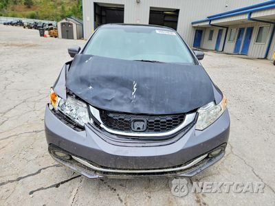 Piąte zdjęcie samochodu w środku: 2015 HONDA CIVIC EXL VIN:19XFB2F97FE035656 - miniatura
