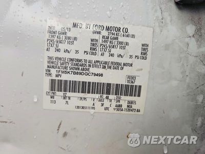 Zdjęcie 14 z 14 samochodu: 2013 FORD EXPLORER VIN:1FM5K7B89DGC79498 - miniatura