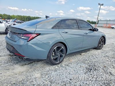 Trzecie zdjęcie samochodu z tyłu: 2022 HYUNDAI ELANTRA N LINE VIN:KMHLR4AF7NU336060 - miniatura