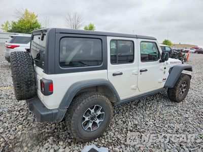 Trzecie zdjęcie samochodu z tyłu: 2021 JEEP WRANGLER UNLIMITED RUBICON VIN:1C4HJXFN5MW794010 - miniatura