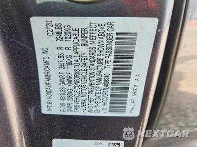 Zdjęcie 12 z 12 samochodu: 2020 HONDA ACCORD HYBRID VIN:1HGCV3F17LA008340 - miniatura