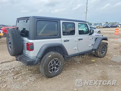 Trzecie zdjęcie samochodu z tyłu: 2024 JEEP WRANGLER RUBICON VIN:1C4PJXFGXRW252969 - miniatura