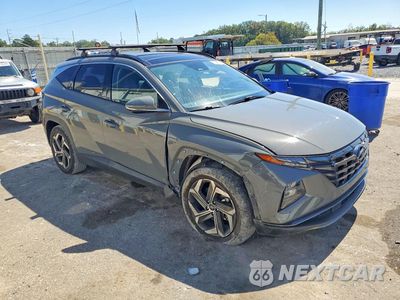 Czwarte zdjęcie samochodu z boku: 2024 HYUNDAI TUCSON LIMITED VIN:5NMJE3DE9RH401900 - miniatura