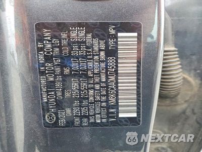 Zdjęcie 13 z 13 samochodu: 2021 HYUNDAI KONA SEL PLUS VIN:KM8K6CAA0MU745888 - miniatura