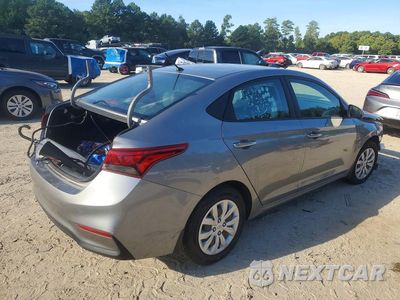 Trzecie zdjęcie samochodu z tyłu: 2022 HYUNDAI ACCENT SE VIN:3KPC24A69NE171152 - miniatura