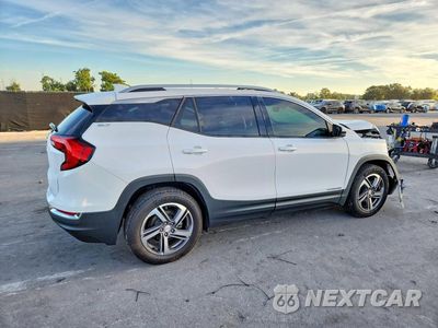 Trzecie zdjęcie samochodu z tyłu: 2018 GMC TERRAIN SLT VIN:3GKALPEV8JL225669 - miniatura