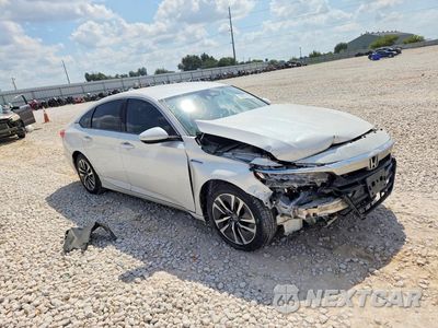 Czwarte zdjęcie samochodu z boku: 2020 HONDA ACCORD HYBRID VIN:1HGCV3F11LA014442 - miniatura