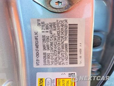 Zdjęcie 12 z 12 samochodu: 2018 HONDA ACCORD LX VIN:1HGCV1F13JA245683 - miniatura