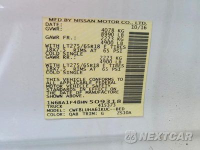 Zdjęcie 12 z 12 samochodu: 2017 NISSAN TITAN XD PRO-4X VIN:1N6BA1F48HN509318 - miniatura
