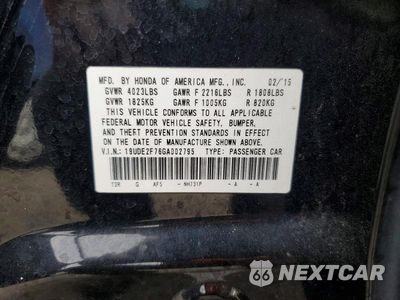Zdjęcie 13 z 13 samochodu: 2016 ACURA ILX PREMIUM VIN:19UDE2F76GA002795 - miniatura