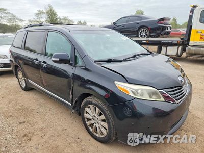 Czwarte zdjęcie samochodu z boku: 2015 TOYOTA SIENNA LIMITED PREMIUM 7-PASSENGER VIN:5TDDK3DC7FS127769 - miniatura