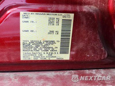 Zdjęcie 13 z 13 samochodu: 2014 NISSAN ALTIMA 2.5 S VIN:1N4AL3AP7EC132631 - miniatura
