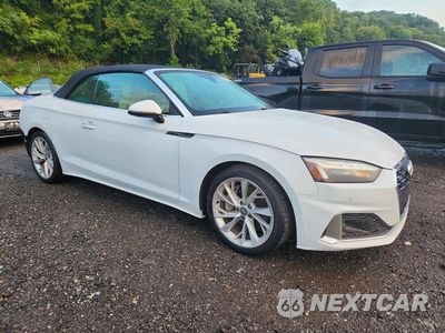 Czwarte zdjęcie samochodu z boku: 2020 AUDI A5 PREMIUM PLUS VIN:WAUWNGF59LN001465 - miniatura