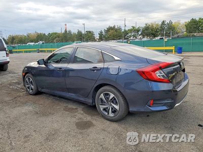 Drugie zdjęcie samochodu z przodu: 2020 HONDA CIVIC LX VIN:19XFC2F62LE000330 - miniatura