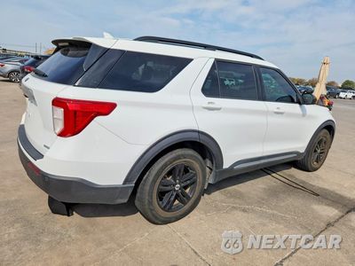 Trzecie zdjęcie samochodu z tyłu: 2020 FORD EXPLORER XLT VIN:1FMSK7DH2LGB41333 - miniatura