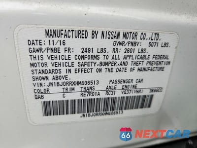 Zdjęcie 13 z 13 samochodu: 2017 INFINITI QX50 BASE VIN:JN1BJ0RRXHM406513 - miniatura