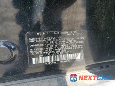 Zdjęcie 13 z 13 samochodu: 2013 SUBARU FORESTER LIMITED VIN:JF2SHAEC9DH416907 - miniatura