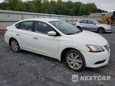 Czwarte zdjęcie samochodu z boku: 2014 NISSAN SENTRA SL VIN:3N1AB7AP6EY280851 - miniatura