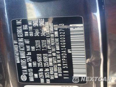 Zdjęcie 13 z 13 samochodu: 2016 KIA SORENTO EX VIN:5XYPHDA14GG032783 - miniatura