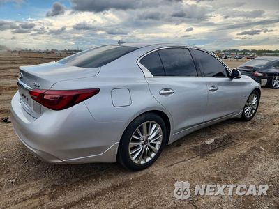 Trzecie zdjęcie samochodu z tyłu: 2019 INFINITI Q50 3.0T LUXE VIN:JN1EV7AR3KM557027 - miniatura