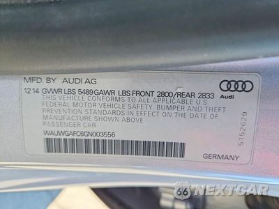 Zdjęcie 12 z 12 samochodu: 2016 AUDI A7 PREMIUM PLUS VIN:WAUWGAFC6GN003556 - miniatura