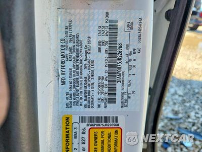 Zdjęcie 12 z 12 samochodu: 2018 FORD FUSION SE VIN:3FA6P0H75JR226968 - miniatura