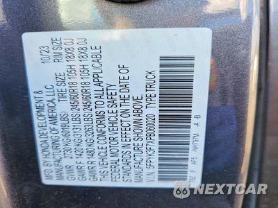 Zdjęcie 13 z 13 samochodu: 2023 HONDA RIDGELINE RTL-E VIN:5FPYK3F7XPB060020 - miniatura