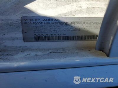 Zdjęcie 12 z 12 samochodu: 2015 AUDI A4 PREMIUM VIN:WAUAFAFL4FN012185 - miniatura