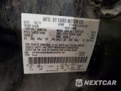 Zdjęcie 13 z 13 samochodu: 2011 FORD EXPLORER XLT VIN:1FMHK8D86BGA92118 - miniatura