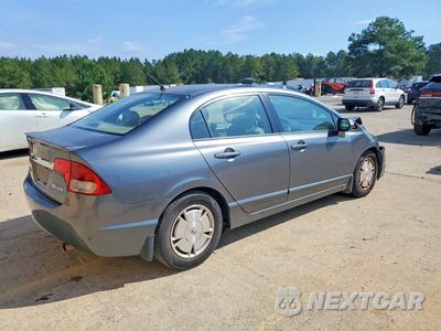 Trzecie zdjęcie samochodu z tyłu: 2009 HONDA CIVIC HYBRID VIN:JHMFA36289S013192 - miniatura