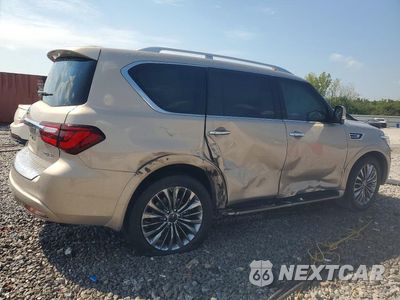 Trzecie zdjęcie samochodu z tyłu: 2018 INFINITI QX80 BASE VIN:JN8AZ2ND1J9840761 - miniatura
