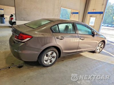 Trzecie zdjęcie samochodu z tyłu: 2013 HONDA CIVIC LX VIN:2HGFB2F51DH574984 - miniatura
