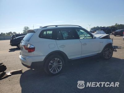 Trzecie zdjęcie samochodu z tyłu: 2008 BMW X3 3.0SI VIN:WBXPC93408WJ11491 - miniatura