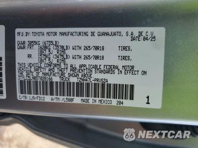 Zdjęcie 13 z 13 samochodu: 2025 TOYOTA TACOMA TRD OFF-ROAD HV VIN:3TYLC5LN0ST028166 - miniatura