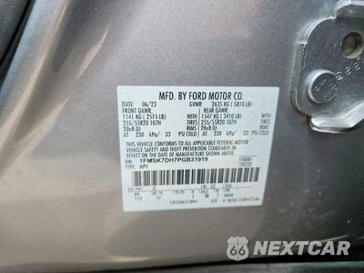 Zdjęcie 14 z 14 samochodu: 2023 FORD EXPLORER XLT VIN:1FMSK7DH7PGB31919 - miniatura