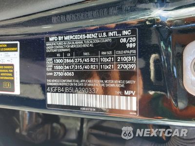 Zdjęcie 13 z 13 samochodu: 2020 MERCEDES-BENZ GLE 350 VIN:4JGFB4JB5LA290337 - miniatura