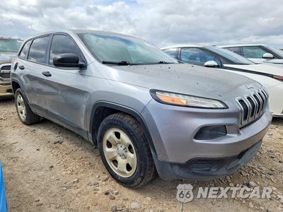 Czwarte zdjęcie samochodu z boku: 2016 JEEP CHEROKEE SPORT VIN:1C4PJLAB8GW159045 - miniatura