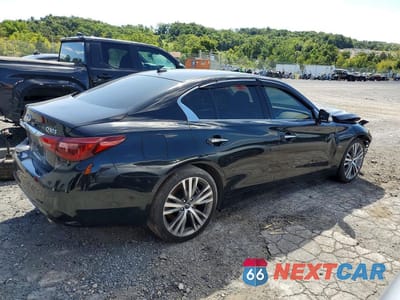 Trzecie zdjęcie samochodu z tyłu: 2019 INFINITI Q50 3.0T SPORT VIN:JN1EV7AR1KM550660 - miniatura