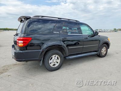Trzecie zdjęcie samochodu z tyłu: 2001 TOYOTA SEQUOIA LIMITED VIN:5TDZT38A31S054419 - miniatura