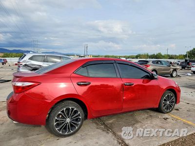 Trzecie zdjęcie samochodu z tyłu: 2014 TOYOTA COROLLA S PLUS VIN:5YFBURHE3EP100303 - miniatura