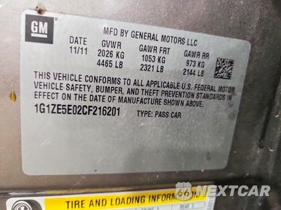 Zdjęcie 12 z 12 samochodu: 2012 CHEVROLET MALIBU LTZ VIN:1G1ZE5E02CF216201 - miniatura