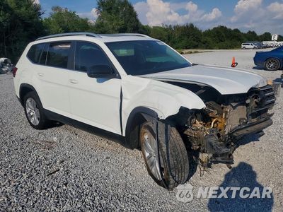 Czwarte zdjęcie samochodu z boku: 2019 VOLKSWAGEN ATLAS SE VIN:1V2UR2CA0KC565887 - miniatura