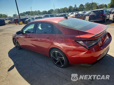 Drugie zdjęcie samochodu z przodu: 2022 HYUNDAI ELANTRA N LINE VIN:KMHLR4AF1NU277572 - miniatura
