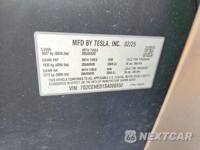 Zdjęcie 14 z 14 samochodu: 2025 TESLA CYBERTRUCK VIN:7G2CEHED1SA066550 - miniatura